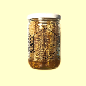 🍯🍃 Miel en Panal - Frasco de Vidrio Grande